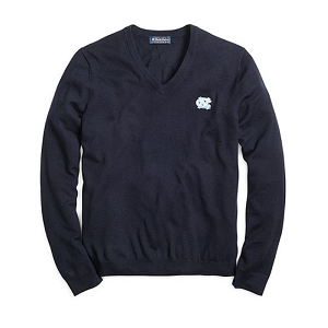 University Of North Carolina V-Neck Sweater